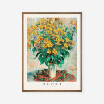 Claude Monet Jerusalem Artichoke Flowers 1880 Art  ポスター<br><div class="desc">Claude Monet Jerusalem Artichoke Flowers 1880 Art Exhibition</div>