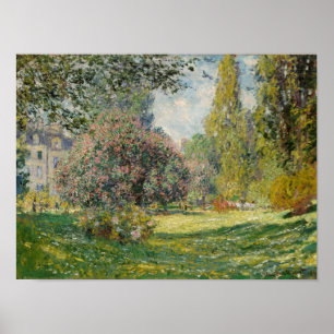 Claude Monet   Landscape: The Parc Monceau ポスター