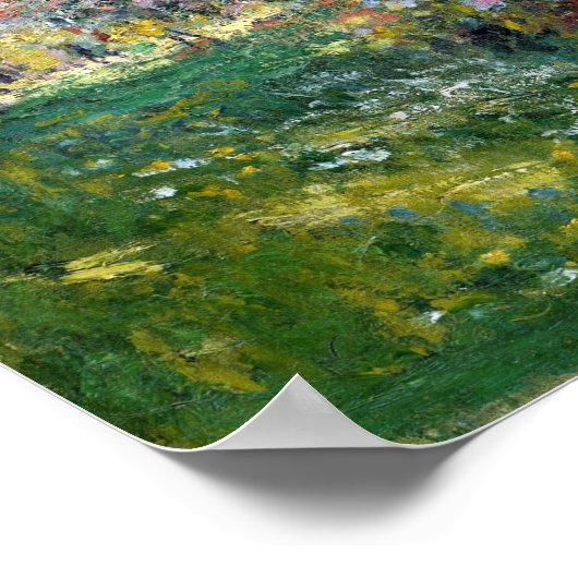 Claude Monet Landscape The Parc Monceau ポスター (角)