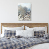 Claude Monet – Le Boulevard des Capucines – 1873 キャンバスプリント (インサイチュ (寝室))