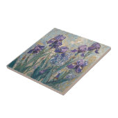 Claude Monet - Lilac Irises / Iris Mauves タイル (側面)