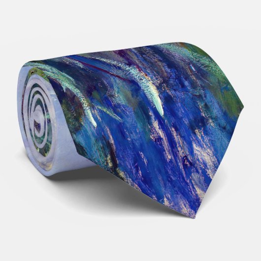 Claude Monet - Lilac Irises / Iris Mauves ネクタイ (ロール)