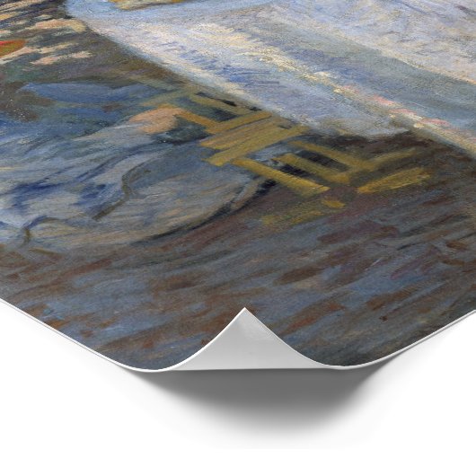 Claude Monet | Luncheon: Monet's garden Argenteuil ポスター (角)