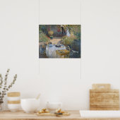 Claude Monet | Luncheon: Monet's garden Argenteuil ポスター (キッチン)