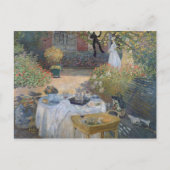 Claude Monet | Luncheon: Monet's garden Argenteuil ポストカード (正面)