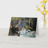 Claude Monet - Luncheon the Grass, Right Panel カード (黄色い花)