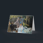 Claude Monet - Luncheon the Grass, Right Panel カード<br><div class="desc">草の上のランチョン/ル・デジュナー・シュール・ルエルベ – 右パネル – クロード・モネ， 1865-66</div>