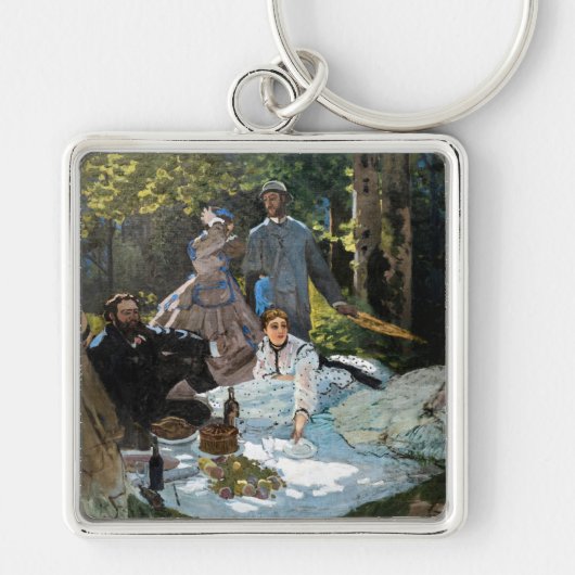 Claude Monet - Luncheon the Grass, Right Panel キーホルダー (正面)