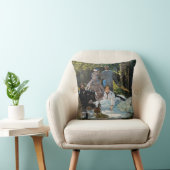 Claude Monet - Luncheon the Grass, Right Panel クッション (椅子)