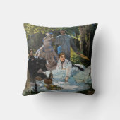 Claude Monet - Luncheon the Grass, Right Panel クッション (裏面)