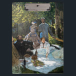 Claude Monet - Luncheon the Grass, Right Panel クリップボード<br><div class="desc">草の上のランチョン/ル・デジュナー・シュール・ルエルベ – 右パネル – クロード・モネ， 1865-66</div>