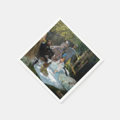 Claude Monet - Luncheon the Grass, Right Panel スタンダードカクテルナプキン (角)