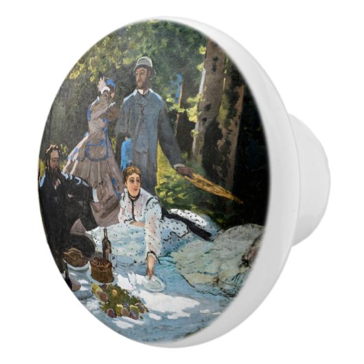 Claude Monet - Luncheon the Grass, Right Panel セラミックノブ (右)