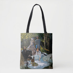 Claude Monet - Luncheon the Grass, Right Panel トートバッグ