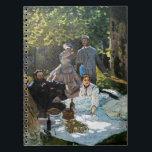 Claude Monet - Luncheon the Grass, Right Panel ノートブック<br><div class="desc">草の上のランチョン/ル・デジュナー・シュール・ルエルベ – 右パネル – クロード・モネ， 1865-66</div>