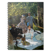 Claude Monet - Luncheon the Grass, Right Panel ノートブック (正面)