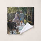 Claude Monet - Luncheon the Grass, Right Panel バスタオルセット (ウォッシュタオル)