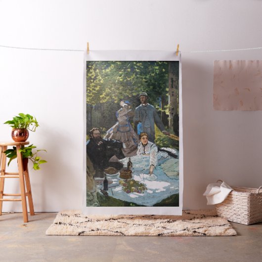 Claude Monet - Luncheon the Grass, Right Panel ファブリック (インサイチュ)