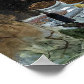 Claude Monet - Luncheon the Grass, Right Panel ポスター (角)