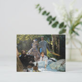 Claude Monet - Luncheon the Grass, Right Panel ポストカード (スタンド正面)