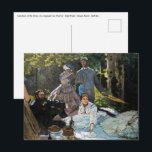 Claude Monet - Luncheon the Grass, Right Panel ポストカード<br><div class="desc">草の上のランチョン/ル・デジュナー・シュール・ルエルベ – 右パネル – クロード・モネ, 1865-66</div>