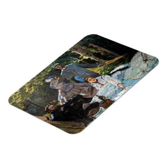 Claude Monet - Luncheon the Grass, Right Panel マグネット (左側)