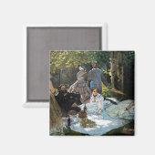 Claude Monet - Luncheon the Grass, Right Panel マグネット (正面/裏面)