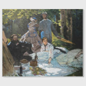Claude Monet - Luncheon the Grass, Right Panel ラッピングペーパー (フラット)