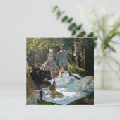 Claude Monet - Luncheon the Grass, Right Panel 招待状 (スタンド正面)