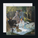 Claude Monet - Luncheon the Grass, Right Panel 招待状<br><div class="desc">草の上のランチョン/ル・デジュナー・シュール・ルエルベ – 右パネル – クロード・モネ， 1865-66</div>
