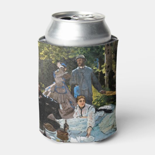 Claude Monet - Luncheon the Grass, Right Panel 缶クーラー (缶正面)