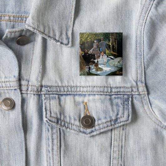 Claude Monet - Luncheon the Grass, Right Panel 缶バッジ (インサイチュ)