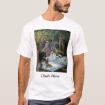 Claude Monet - Luncheon the Grass, Right Panel Tシャツ<br><div class="desc">草の上のランチョン/ル・デジュナー・シュール・ルエルベ – 右パネル – クロード・モネ, 1865-66</div>
