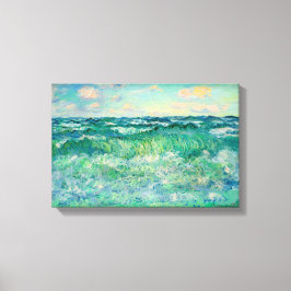 Claude Monet Marine Pourvilleフランス17X11.25インチ キャンバスプリント