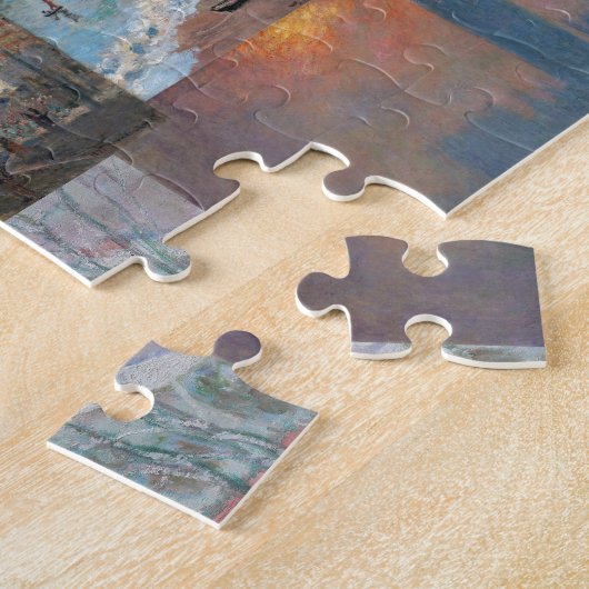 Claude Monet - Masterpieces Patchwork ジグソーパズル (側面)