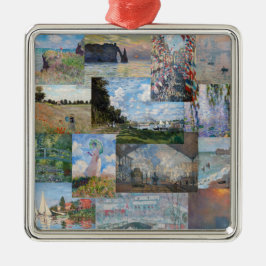 Claude Monet - Masterpieces Patchwork メタルオーナメント