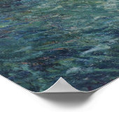 Claude Monet - Morning on the Seine ポスター (角)