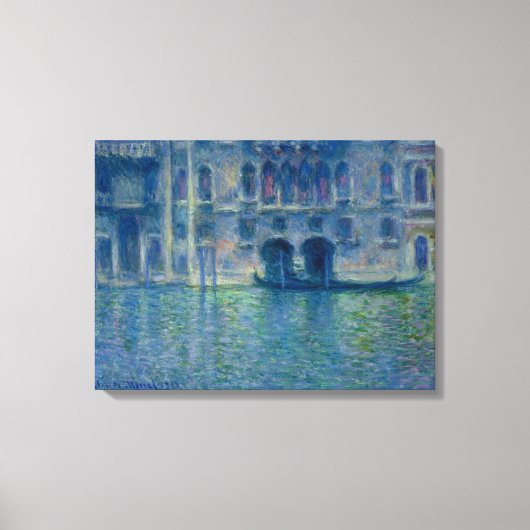 Claude Monet – Palazzo da Mula in Venice – 1908 キャンバスプリント (正面)