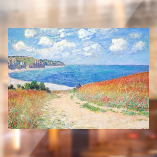 Claude Monet - Path in Wheat Fields at Pourville ウィンドウサイン (シート2)