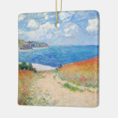 Claude Monet - Path in Wheat Fields at Pourville セラミックオーナメント (左)
