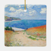 Claude Monet - Path in Wheat Fields at Pourville セラミックオーナメント (裏面)