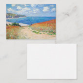 Claude Monet - Path in Wheat Fields at Pourville ノートカード (正面/裏面)
