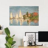 Claude Monet | Regatta at Argenteuil, c.1872 ポスター (ホームオフィス)