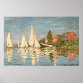 Claude Monet | Regatta at Argenteuil, c.1872 ポスター (正面)