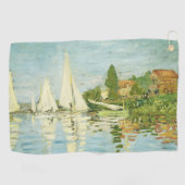 Claude Monet. Regattas at Argenteuil     ゴルフタオル (横)