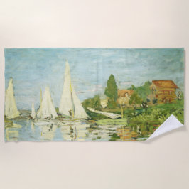 Claude Monet. Regattas at Argenteuil     ビーチタオル