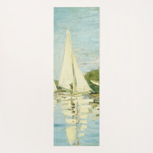 Claude Monet. Regattas at Argenteuil ヨガマット (裏面)