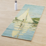 Claude Monet. Regattas at Argenteuil     ヨガマット<br><div class="desc">Claude Monet. Regattas at Argenteuil.  Reproduction of famous works of art  images in the public domain.</div>