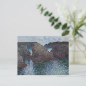 Claude Monet - Rocks at Port-Goulphar, Belle-Ile ポストカード (スタンド正面)