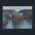 Claude Monet - Rocks at Port-Goulphar, Belle-Ile ポストカード<br><div class="desc">Rocks at Port-Goulphar,  Belle-Ile by Claude Monet,  1886.油のキャンバス</div>